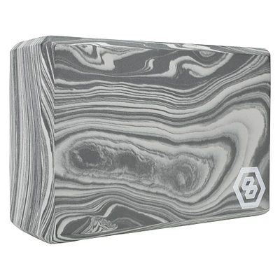 series-8 fitness™ marble print yoga block