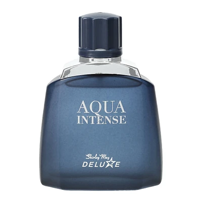 aqua intense eau de toilette by shirley may deluxe 3.4 fl.oz