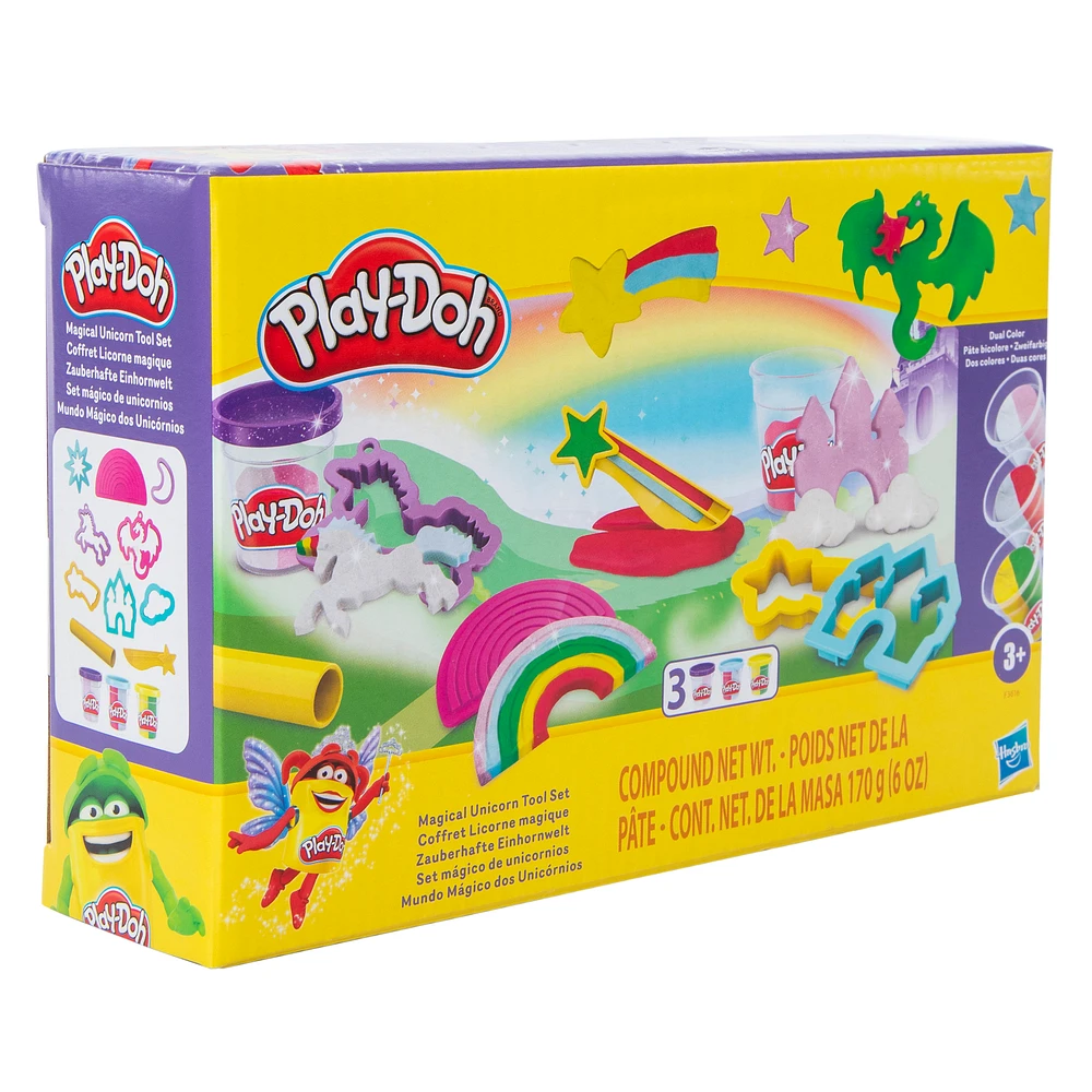 play-doh magical unicorn tool set