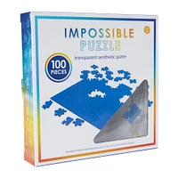impossible puzzle: transparent aesthetic game 100-piece