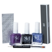 smoke & mirrors nail art 6-piece set