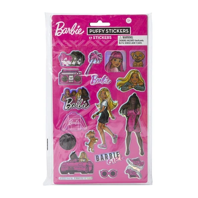 barbie™ puffy stickers 17-count