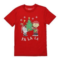 peanuts® christmas ‘fa la la’ graphic tee