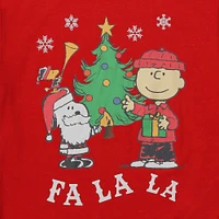 peanuts® christmas ‘fa la la’ graphic tee