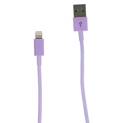 6ft 8-pin to USB-A charging cable