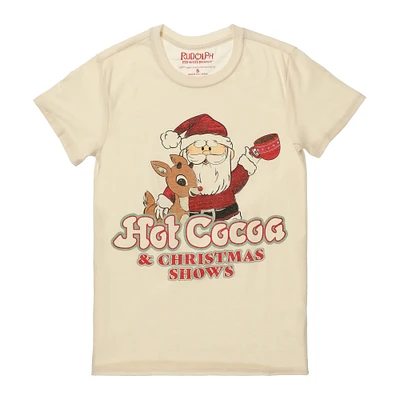 rudolph the red-nosed reindeer® 'hot cocoa' graphic tee