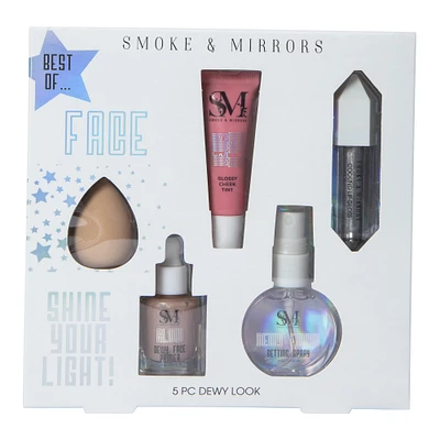 smoke & mirrors dewy skin kit 5-piece