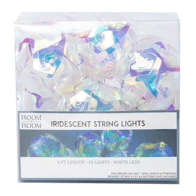 iridescent string lights 6ft