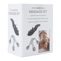 handheld massage kit 2-piece set