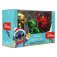 Disney Stitch figures holiday collector set 3-count