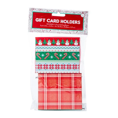 gift card holders 2-count