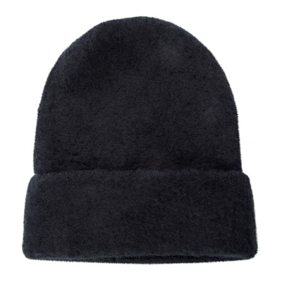 brushed knit beanie hat