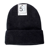 brushed knit beanie hat