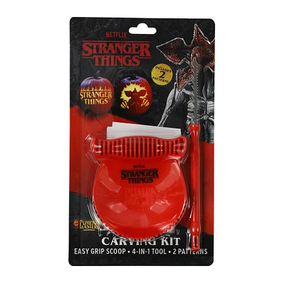 netflix stranger things™ pumpkin carving kit