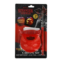 netflix stranger things™ pumpkin carving kit