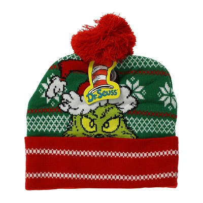 dr. seuss® the grinch™ christmas beanie hat