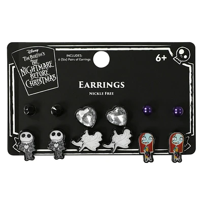 The Nightmare Before Christmas earrings 6-pair