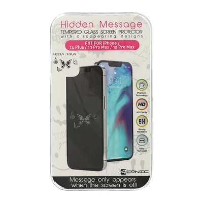 iPhone 14 Pro Max®/14 Plus® hidden message screen protector