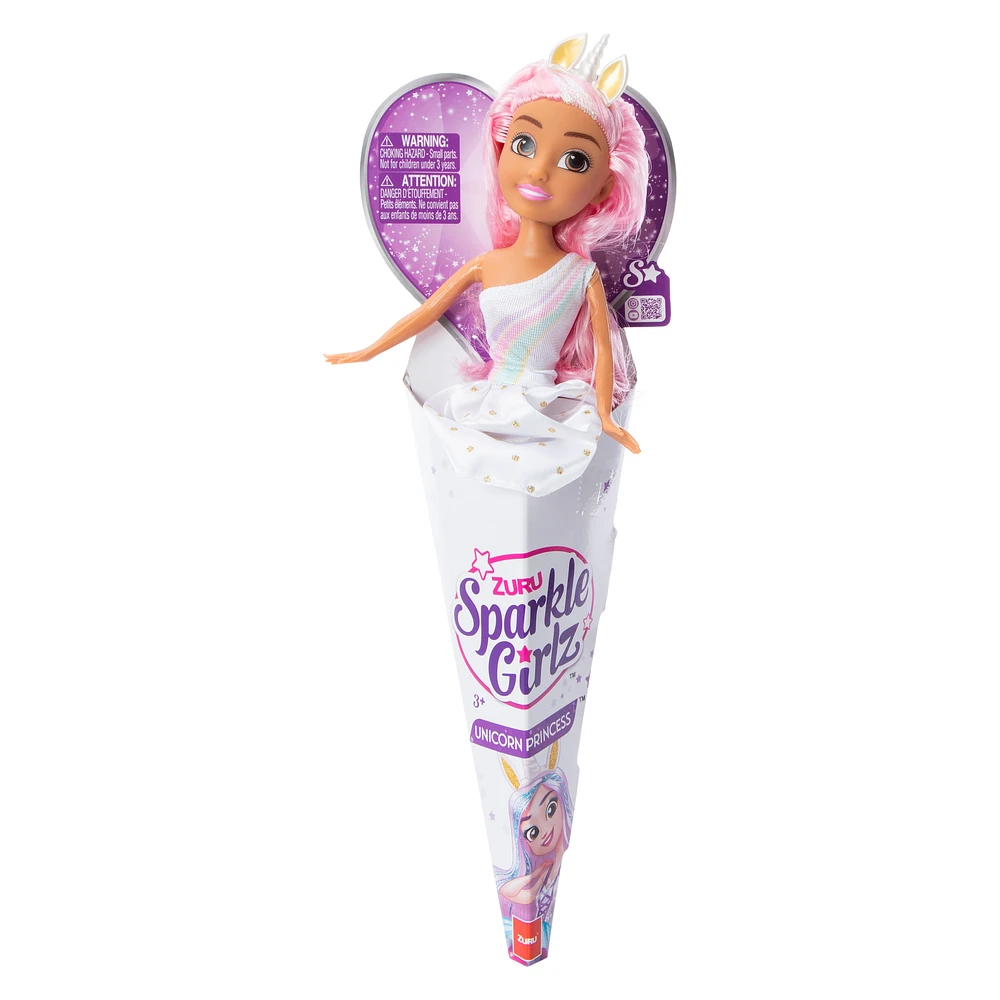 zuru sparkle girlz™ unicorn princess doll 10.5in