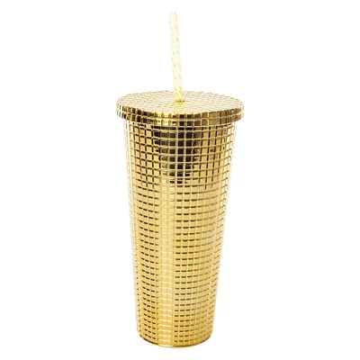 Electroplated Disco Drink Tumbler 24oz