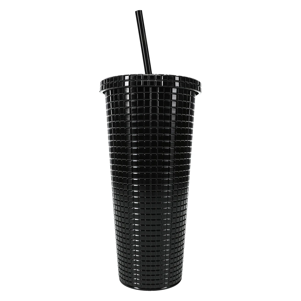 Glossy Grid Tumbler 24oz