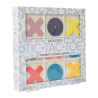 wooden tic-tac-toe modern classic game