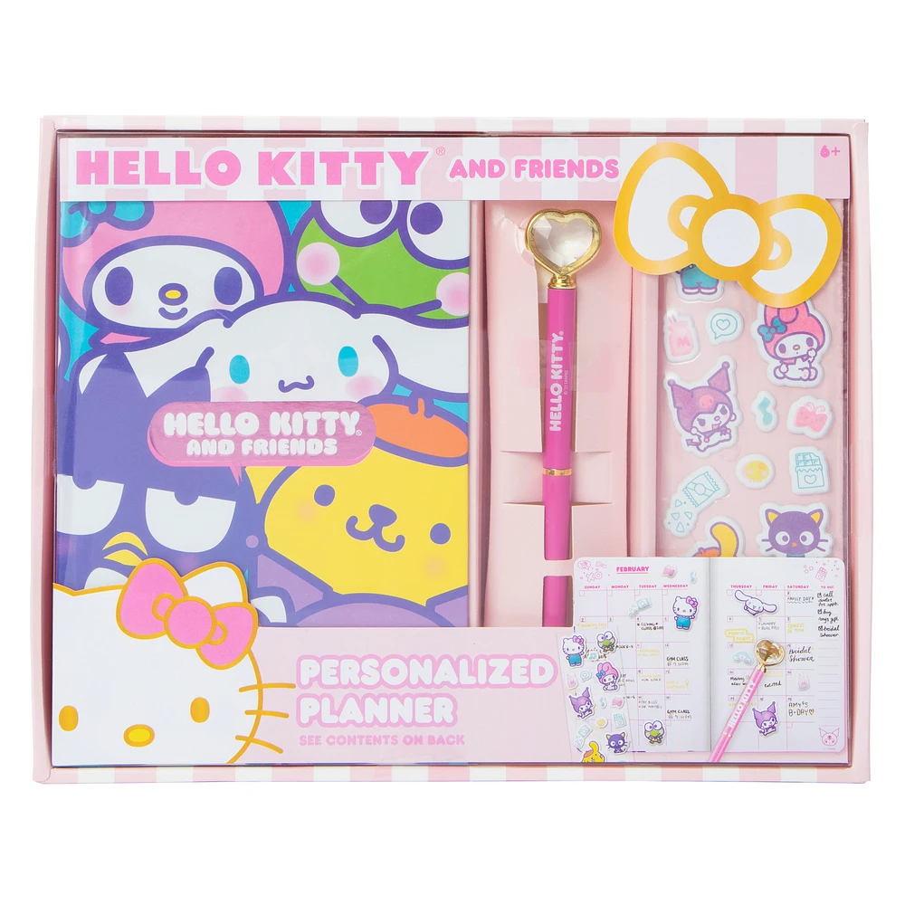 hello kitty and friends™ personalized planner set