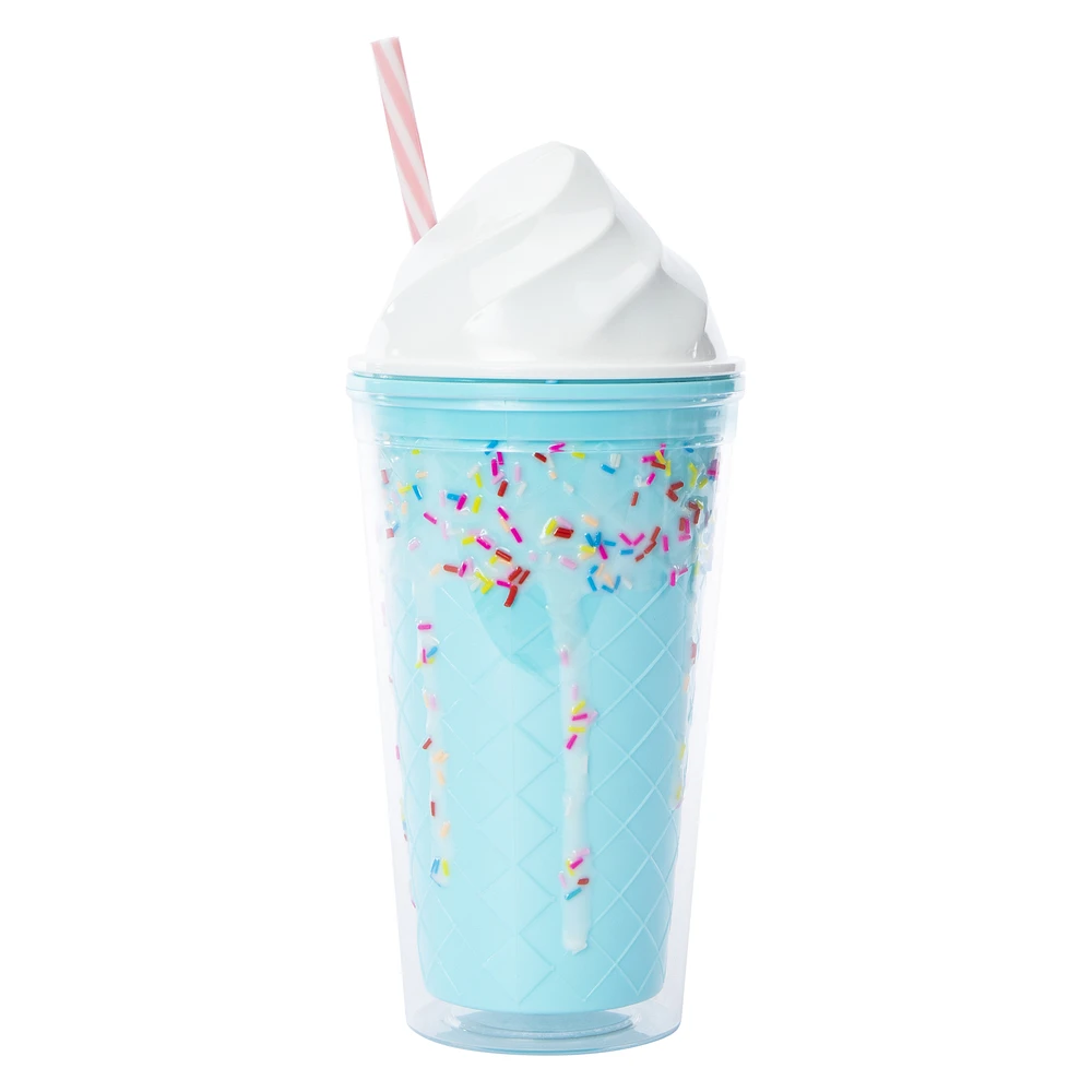 Ice Cream Drink Tumbler 16oz