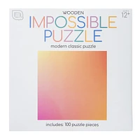 wooden impossible puzzle 100-piece