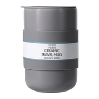 ceramic travel mug with lid 14oz