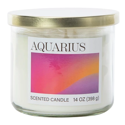 zodiac scented candle 14oz