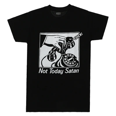 'not today satan' graphic tee