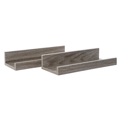 2-piece wall shelf set 10in