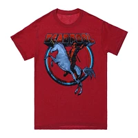 Deadpool unicorn graphic tee