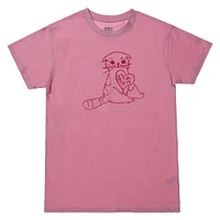 social anxiety cat graphic tee