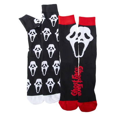 mens ghost face® crew socks 2-pack