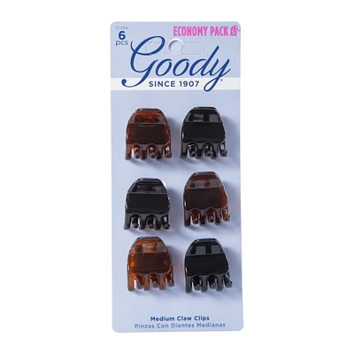 goody® medium claw clips 6-count