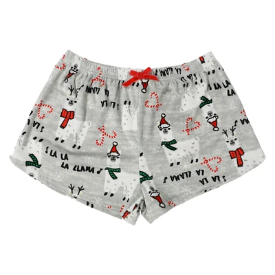 hedgehog plush holiday pajama shorts