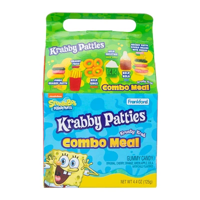 spongebob squarepants krabby patties™ gummy candy combo meal 4.4oz