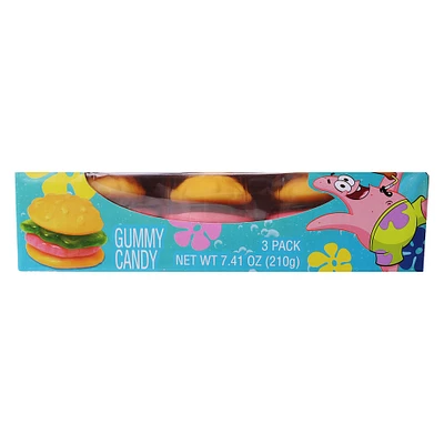 spongebob squarepants™ krabby patty gummy candy sliders 3-count