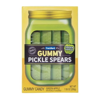 frankford® green apple gummy pickle spears 7.05oz