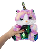 sequin animal plush