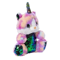 sequin animal plush