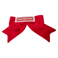 big red christmas bow 24in x 7in