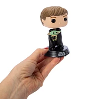 Funko Pop! Star Wars Luke Skywalker with Grogu bobble-head figure