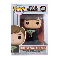 Funko Pop! Star Wars Luke Skywalker with Grogu bobble-head figure