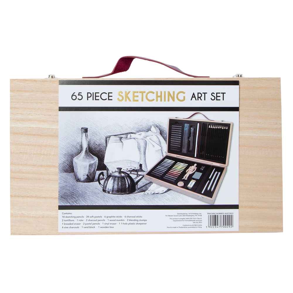 sketching art 65-piece set