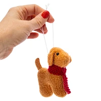 plush christmas ornament