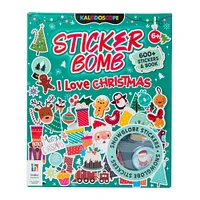 kaleidoscope 'I love christmas' sticker book