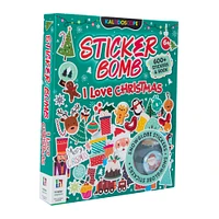 kaleidoscope 'I love christmas' sticker book